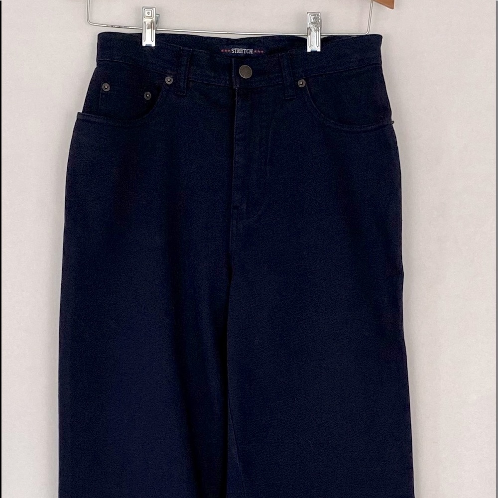 Bill Blass Size 6 Dark Navy Blue High Waist Jeans